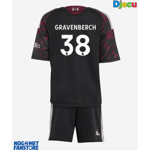 Liverpool Ryan Gravenberch #38 Rezervni Dres za djecu 2026-27 Kratak Rukav (+ Kratke hlače)